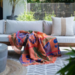 Basotho throw - Orange