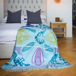 Basotho Throw - Light Blue