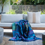 Basotho throw - Dark blue