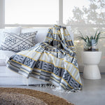 Kente throw - Grey