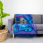 Basotho throw - Dark blue